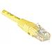 Cavo patch Cat6, RJ45, UTP, lunghezza 1.5 m, Giallo - Foto miniatura 1